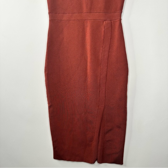 Aritzia Babaton The Business Dress Womens Size S Cap Sleeve Bodycon Front Slit - Picture 6 of 11